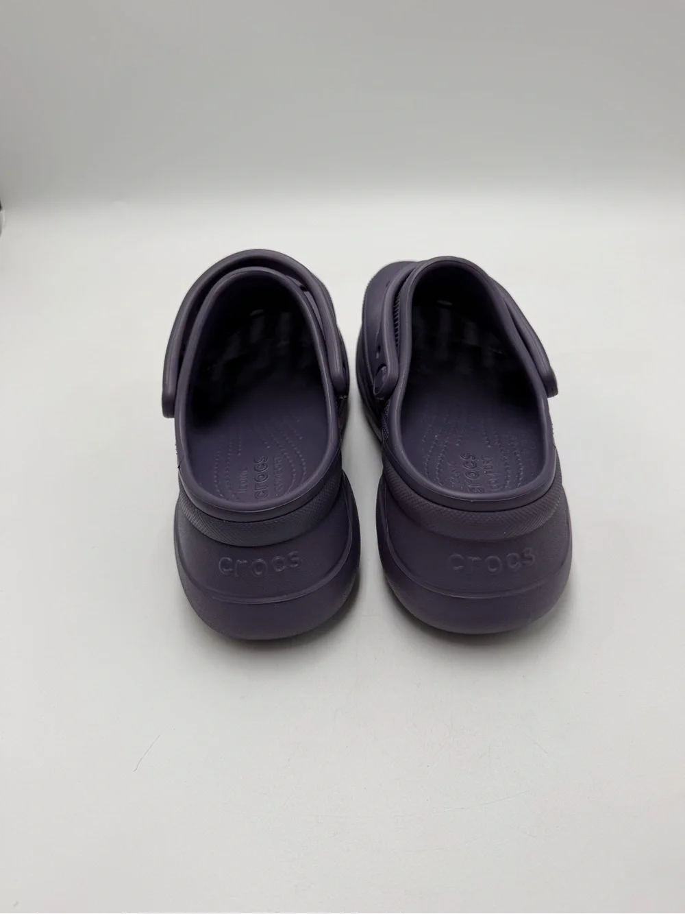 Crocs Classic Bae Platform Clogs Nightshade Purple Women’s W8 Excellent Cond
